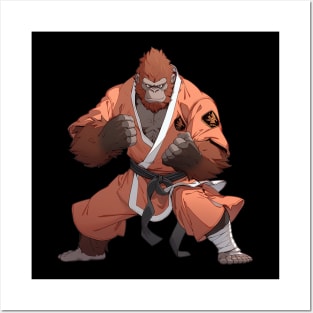 Judo Orangutan Posters and Art